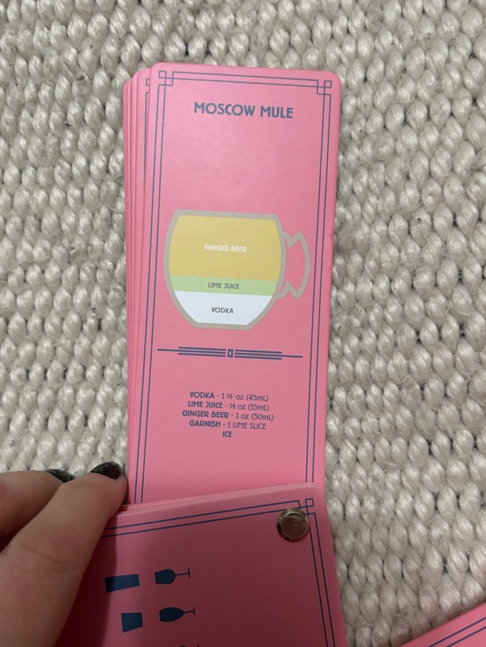 Cocktail Swatches Flip Deck - 40 Classic Recipes. Brand new - taken out for pics - Picture 6 of 6